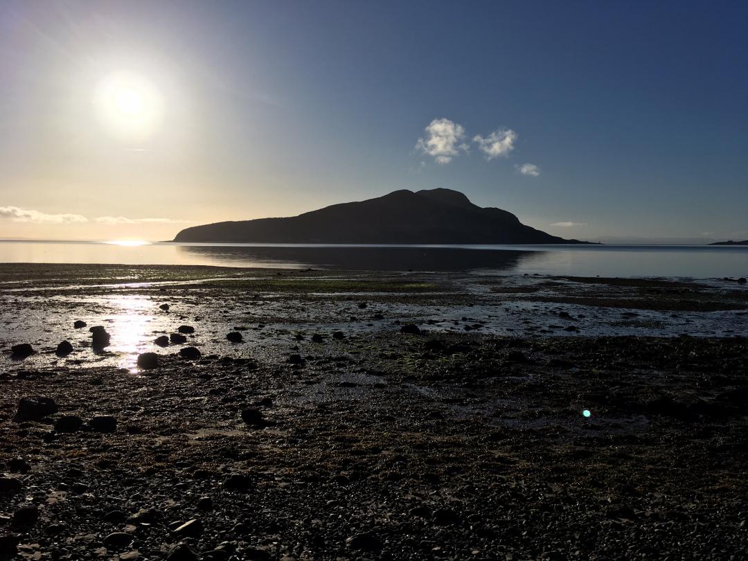 Lamlash Bay and Holy Island