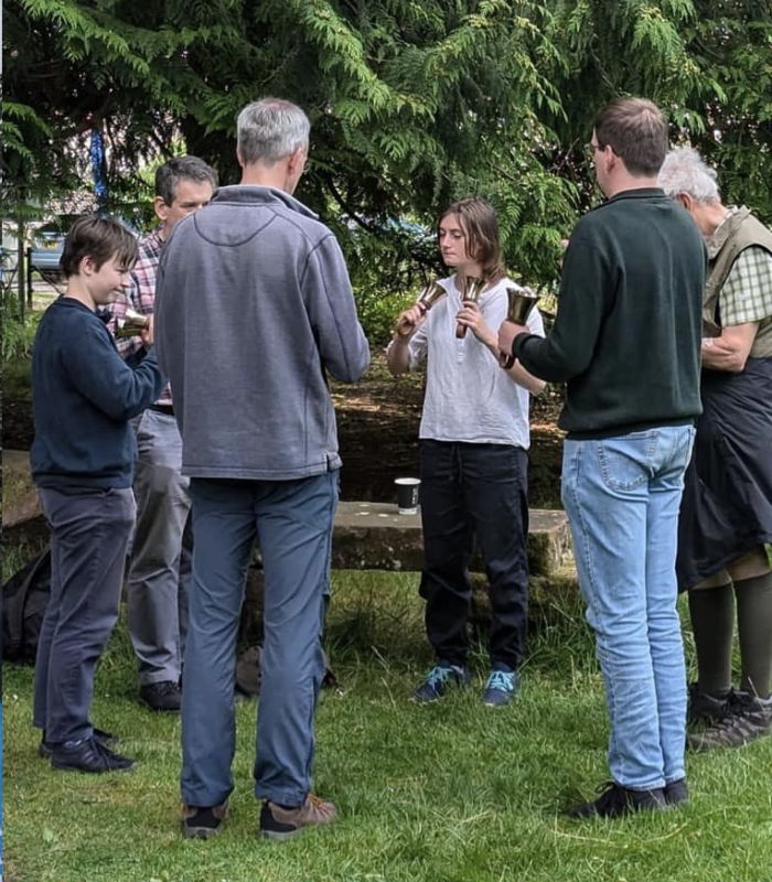 Handbell ringing in Inveraray