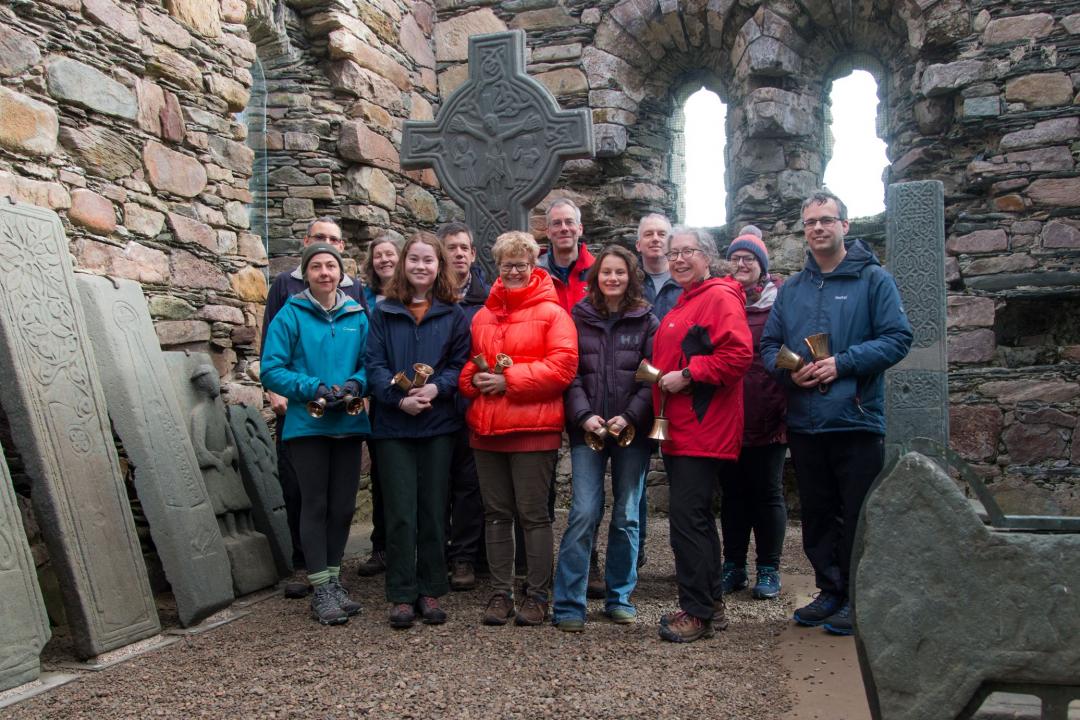 Group photo in Kilmor Knap chapel